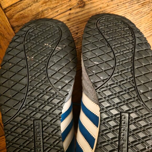 Adidas Men's Adistar Racer V22767 Sneakers Gray Blue Suede Running Shoes Size 11 - Picture 9 of 10